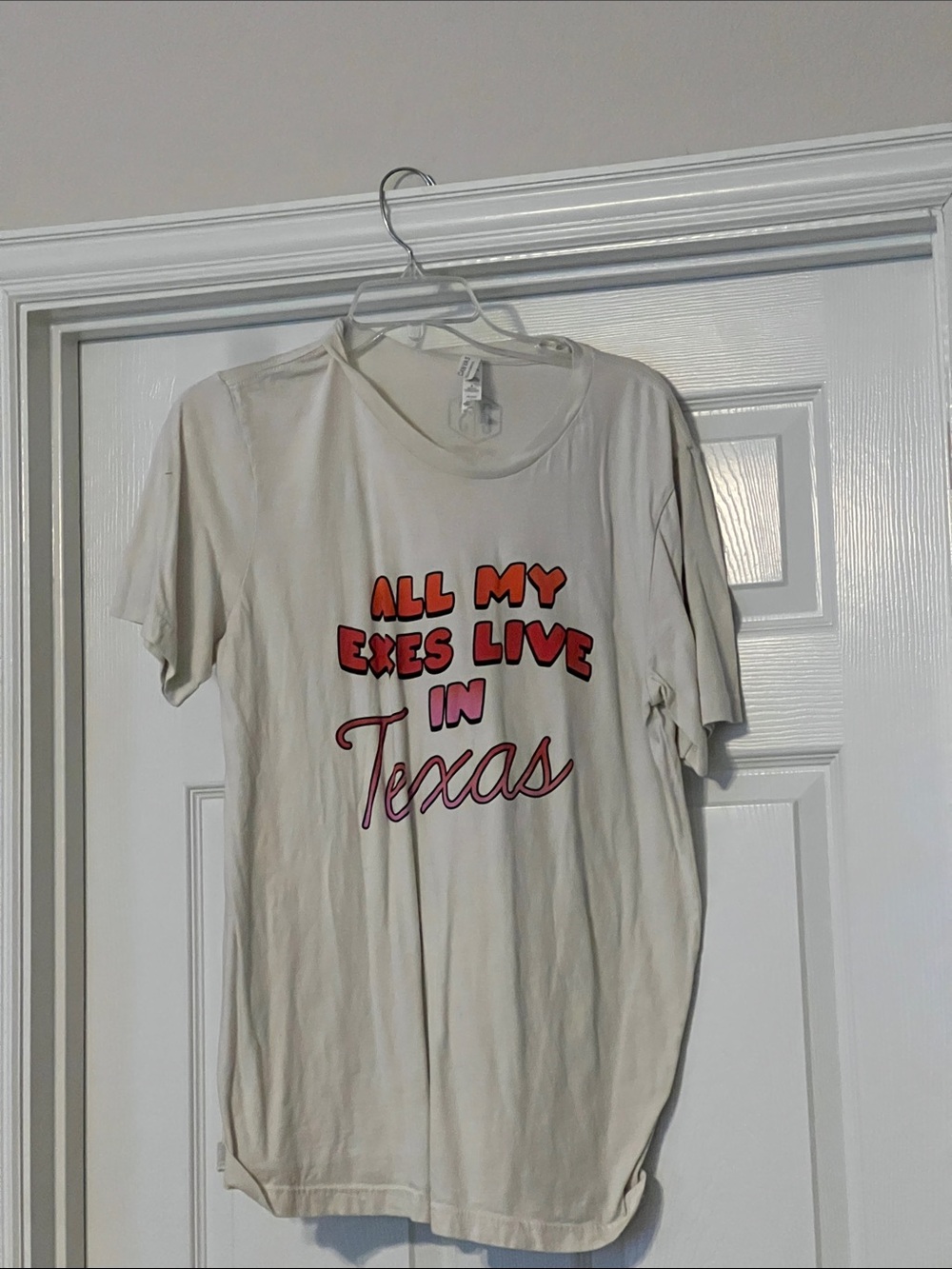 All My Exes Live in Texas Graphic Tee - Cream